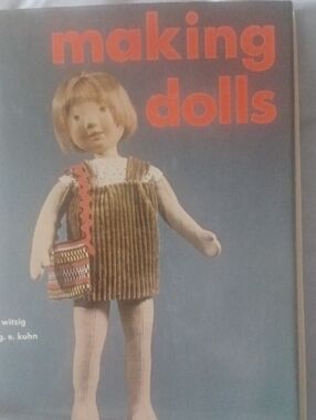 Vintage Book (69) Making Dolls. Hardcover 8 1/2" × 6 3/4"